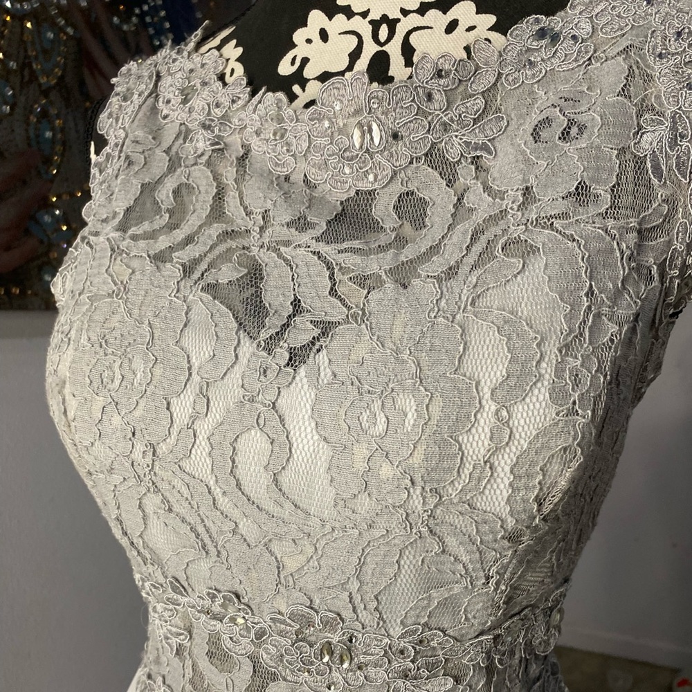 Gray Formal Dress